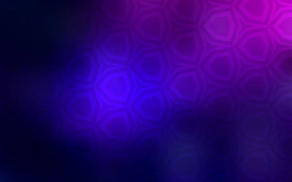 Темно Рожевий Синій Векторні Шаблон Гексагональної Стилі Блиск Абстрактний Малюнок — стоковий вектор