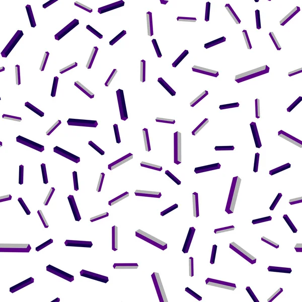 Vektor Dark Purple Mulus Tata Letak Isometrik Dengan Garis Datar - Stok Vektor