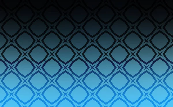 Modèle Vectoriel Bleu Foncé Avec Étoiles Noël Illustration Colorée Brillante — Image vectorielle