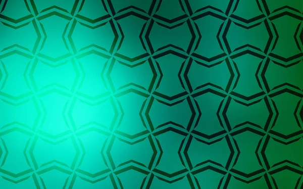 Textura Vetorial Verde Claro Com Linhas Coloridas Projeto Decorativo Borrado — Vetor de Stock
