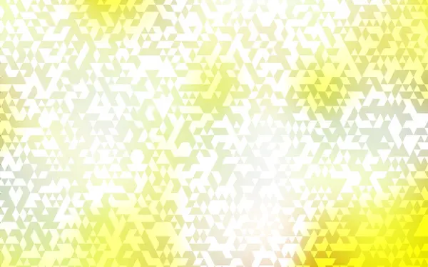 Світло Зелена Жовта Векторна Текстура Трикутному Стилі Декоративний Дизайн Абстрактному — стоковий вектор