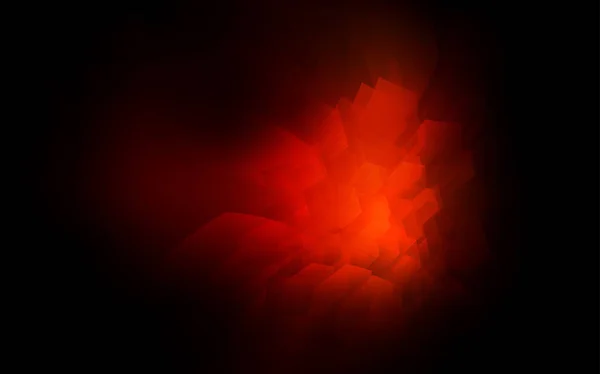 Fondo Vector Rojo Oscuro Con Hexágonos Ilustración Abstracta Brillante Estilo — Vector de stock