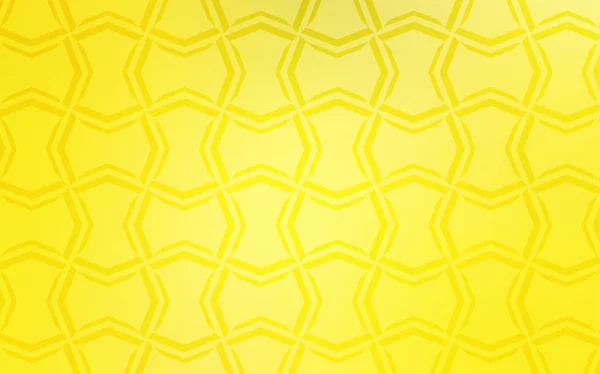 Textura Vetorial Amarelo Claro Com Linhas Coloridas Projeto Decorativo Borrado —  Vetores de Stock
