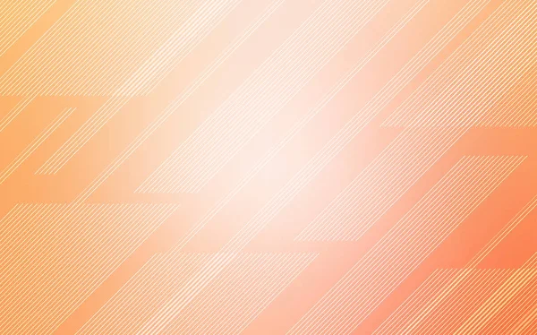 Modèle Vectoriel Orange Clair Avec Des Lignes Pointues Illustration Brillante — Image vectorielle