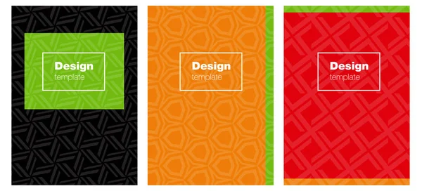 Σκούρο Πράσινο Κόκκινο Διάνυσμα Φυλλάδιο Για Σχεδιασμό Glitter Αφηρημένο Σχέδιο — Διανυσματικό Αρχείο
