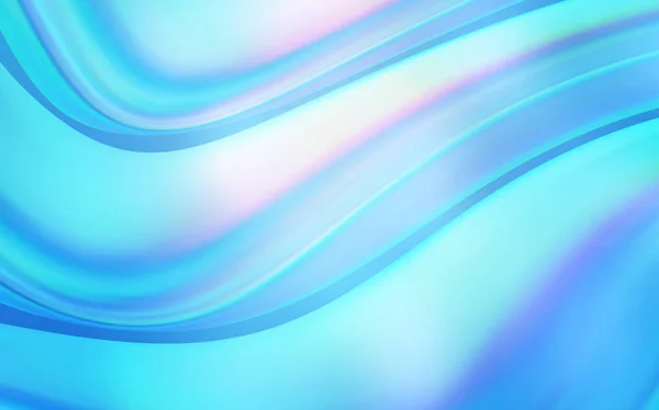 Hellblaue Vektorschablone Mit Blasenformen Eine Probe Mit Verschwommenen Blasenformen Brandneues — Stockvektor