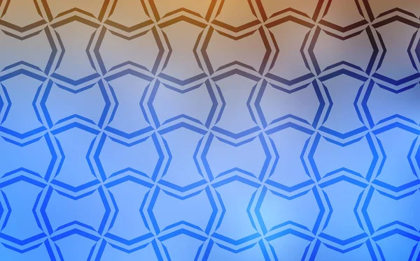Azzurro Copertura Vettoriale Gialla Con Strisce Strisce Illustrazione Moderna Geometrica — Vettoriale Stock