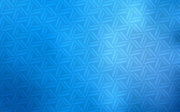 Hellblauer Vektorhintergrund Mit Linien Dreiecken Illustration Mit Einer Reihe Von — Stockvektor