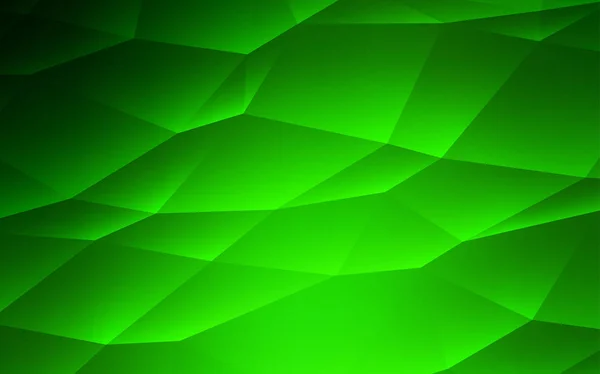 Светло Зеленая Векторная Планировка Линиями Треугольниками Треугольники Абстрактном Фоне Красочным — стоковый вектор