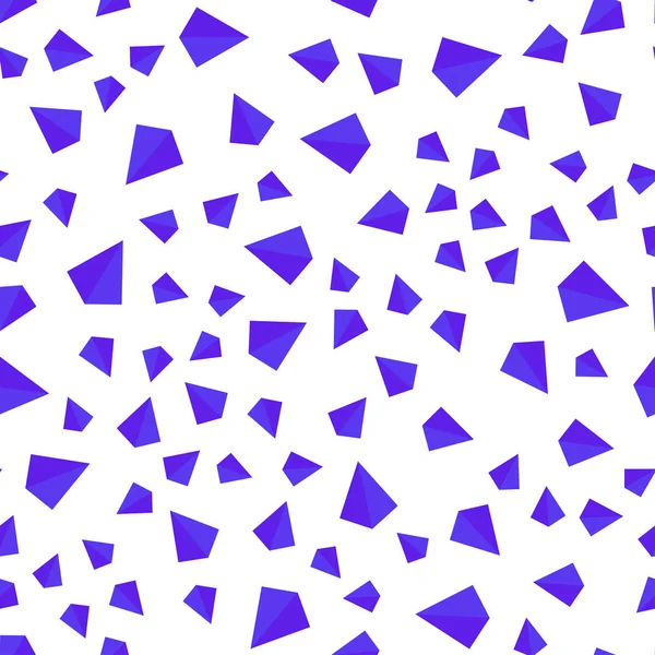 浅粉色 蓝色矢量无缝 等距图案与多边形风格 带有五颜六色三角形的现代抽象插图 网站模板 — 图库矢量图片