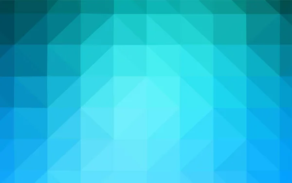Light Blue Vector Abstract Polygonal Pattern Creative Illustration Halftone Style — Stock Vector