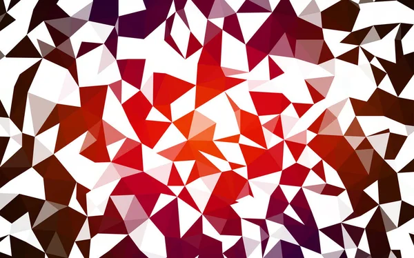 Шаблон Темно Красных Векторных Треугольников Многоугольная Абстрактная Иллюстрация Градиентом Полигональный — стоковый вектор