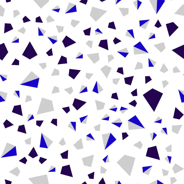 ライトブルー 多角形スタイルで赤いベクトル等尺性 シームレス パターン 三角形の抽象的なスタイルの装飾的なデザイン トレンディなファブリック 壁紙のパターン — ストックベクタ