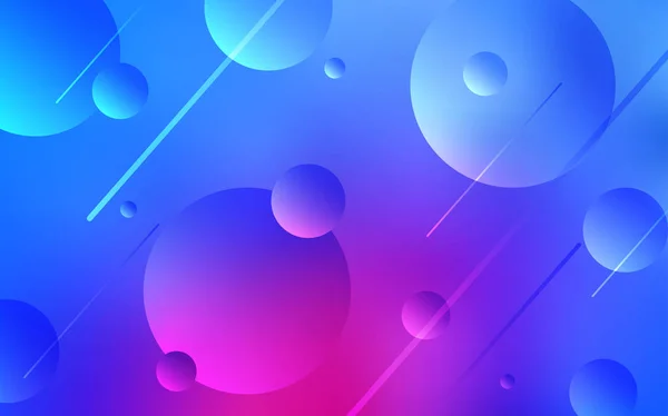 Rose Clair Motif Vectoriel Bleu Avec Sphères Illustration Abstraite Avec — Image vectorielle
