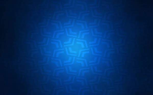 형태와 어두운 파란색 배경입니다 그라데이션으로 대리석 스타일에 새로운 일러스트 포스터 — 스톡 벡터
