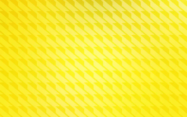 Capa Vetor Amarelo Claro Com Listras Listras Ilustração Abstrata Geométrica — Vetor de Stock
