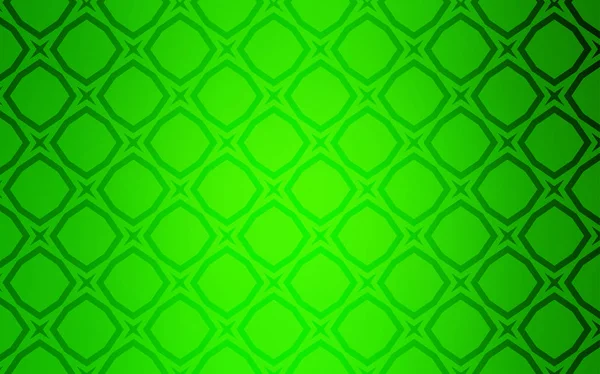 Texture Vectorielle Vert Clair Avec Belles Étoiles Illustration Abstraite Géométrique — Image vectorielle