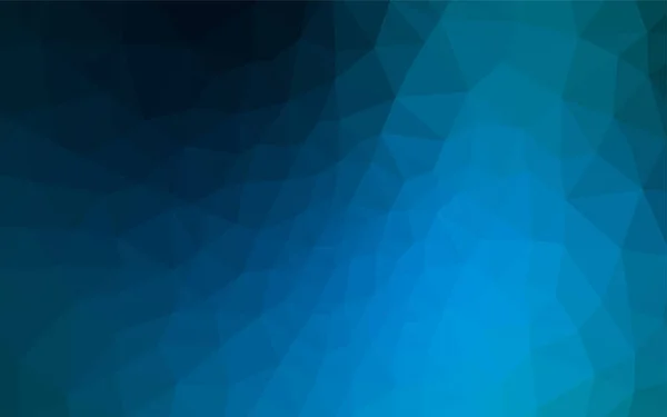 Light BLUE vector abstract polygonal pattern. Triangular geometric sample with gradient.  Best triangular design for your business.