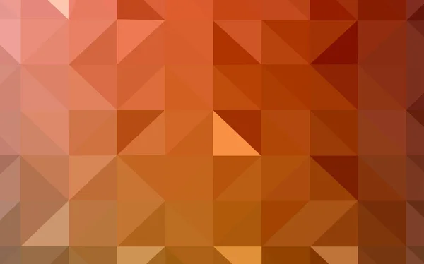 Світло Оранжевий Вектор Сяючий Трикутний Чохол Багатокутна Абстрактна Ілюстрація Градієнтом — стоковий вектор