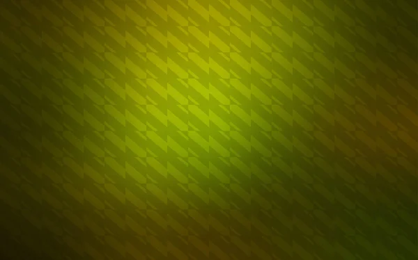 真っ直ぐな線でダークグリーンのベクトル背景 抽象的なテンプレート上の行とカラフルな輝くイラスト 小冊子 チラシのパターン — ストックベクタ