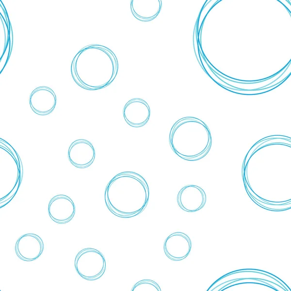 Light Pink Blue Vector Seamless Pattern Spheres Modern Abstract Illustration — Stock Vector