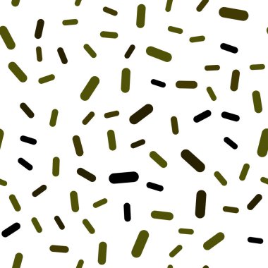 Koyu yeşil, sarı vektör sorunsuz düzen düz çizgili. Glitter soyut illüstrasyon renkli sopa ile. Model ilanları, posterler, afişler.