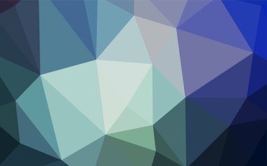 Üçgen düzen parlayan ışık mavi vektör. Renkli resimde üçgenler ile soyut tarzda. İşiniz için en iyi üçgen tasarım.