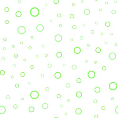 Işık yeşil vektör küreler ile seamless modeli. Renkli gradyan ile arka plan üzerinde bulanık kabarcıklar. Desen-ebilmek var olmak kullanılmış için reklam, broşür.