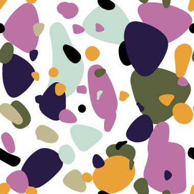 Işık çok renkli vektör disklerle sorunsuz doku. İllüstrasyon renkli soyut daireler parlayan ayarlanmış. Kartvizit, Web siteleri için şablon.