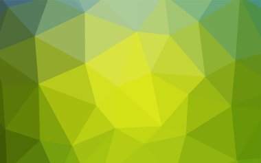 Koyu mavi parlayan üçgen düzen vektör. Üçgen geometrik örnek gradyan ile. İş tasarımınız için yeni stil.