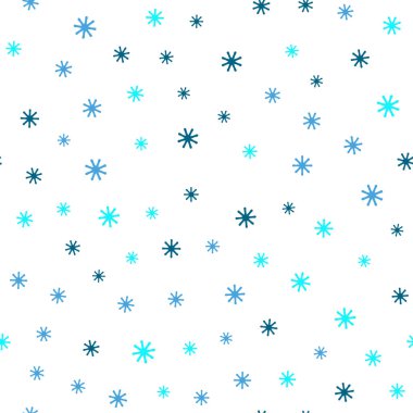 Hafif pembe, mavi vektör sorunsuz kapak güzel kar taneleri ile. Kristalleri ile glitter soyut Illustration buz. Tasarım için duvar kağıdı, kumaş üreticileri.