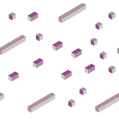 Çok renkli vektör kesintisiz, izometrik doku dikdörtgen tarzda ışık. Glitter soyut resim dikdörtgen şekiller ile. Desen tasarım kumaş, duvar kağıtları.