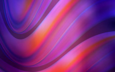 Kabarcık şekilleri ile koyu mor vektör desen. Bulanık kabarcık şekillerle bir örnek. İşiniz için en iyi bulanık tasarım.