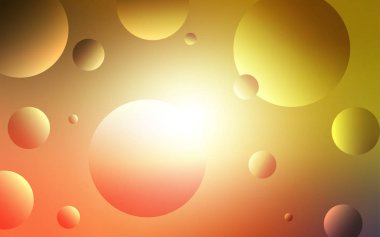 Işık kırmızı, sarı vektör şablon daireler ile. Modern Soyut illüstrasyon renkli su ile bırakır. Marka kitap tamamen yeni şablon.