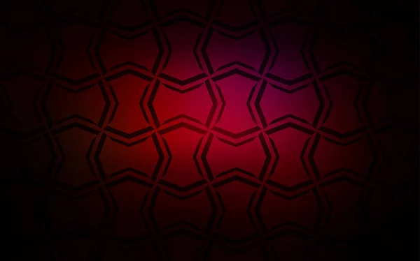 Ciemnoczerwony Wektor Tekstury Kolorowych Linii Świecąca Kolorowa Ilustracja Ostrymi Paskami — Wektor stockowy