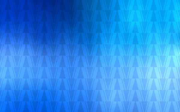 Licht Blauwe Vector Achtergrond Met Driehoeken Lijnen Glitter Abstracte Illustratie — Stockvector
