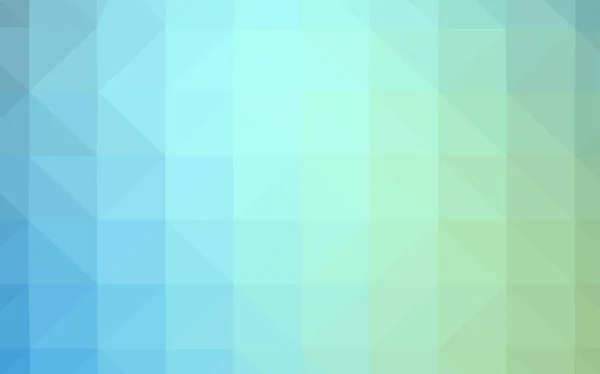 浅蓝色 绿色矢量低多边形纹理 五颜六色的例证在抽象样式与三角 为您的背景提供纹理图案 — 图库矢量图片