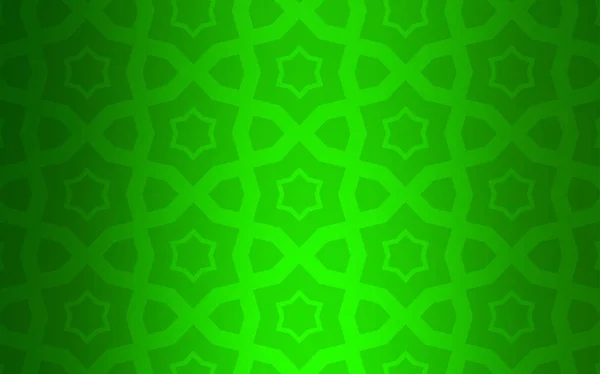 Licht Groen Vector Achtergrond Met Gekleurde Sterren Glanzende Gekleurde Afbeelding — Stockvector