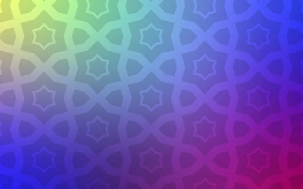 Ljus Multicolor Vector Bakgrund Med Färgade Stjärnor Lysande Färgade Illustration — Stock vektor