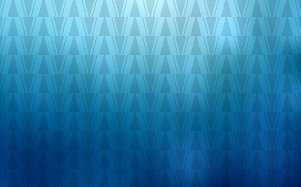 Modelo Vetor Azul Claro Com Linhas Triângulos Ilustração Gradiente Abstrato — Vetor de Stock