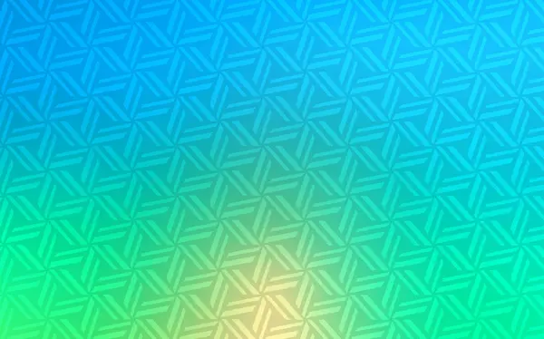 Світло Блакитний Зелений Векторний Візерунок Полігональним Стилем Блискуча Абстрактна Ілюстрація — стоковий вектор