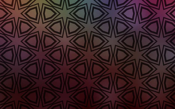 Темний Багатобарвний Векторний Шаблон Зорями Неба Блискучі Кольорові Ілюстрації Зірками — стоковий вектор