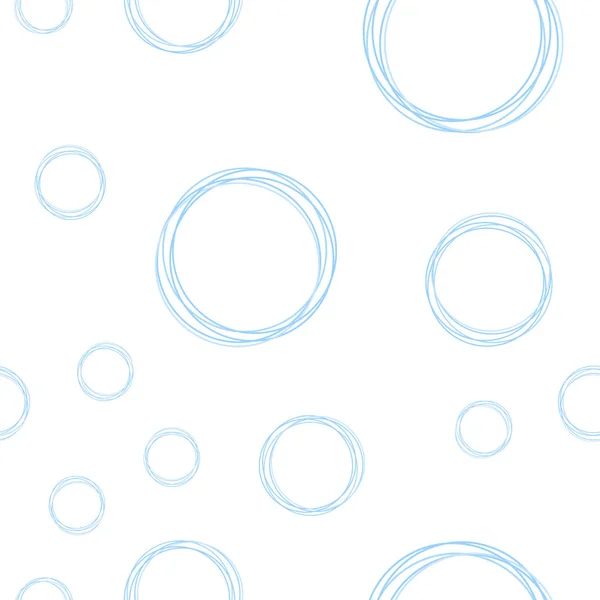 Светло Синяя Векторная Безseamless Текстура Дисками Красивая Цветная Иллюстрация Размытыми — стоковый вектор