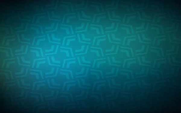 형태와 어두운 파란색 배경입니다 그라데이션 라인으로 다채로운 추상적인 그림입니다 귀하의 — 스톡 벡터