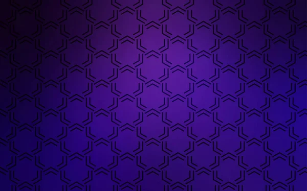 Dark Purple Vector Pattern Sharp Lines Blurred Decorative Design Simple — Stock Vector