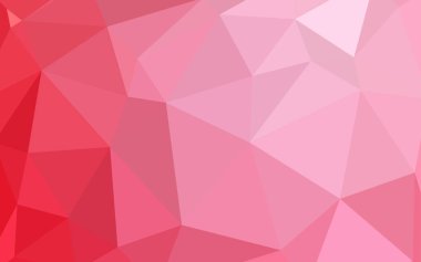 Üçgen kapak parlayan ışık kırmızı vektör. Gradyan ile zarif parlak poligonal illüstrasyon. Desen için bir marka kitabın zemin.