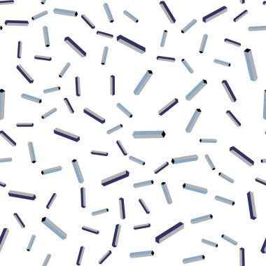 Koyu mavi vektör kesintisiz, izometrik kapak stright çizgili. Glitter soyut illüstrasyon renkli sopa ile. Doku pencere panjur, perdeler için.