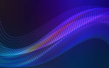 Daire, üçgen koyu mavi vektör şablonu. Soyut illüstrasyon renkli diskler ve üçgenler ile. Marka kitap için yeni şablon.