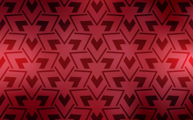 Işık kırmızı vektör kapak poligonal tarzı ile. İllüstrasyon renkli üçgenler, satır kümesi ile. Desen Web siteleri için.