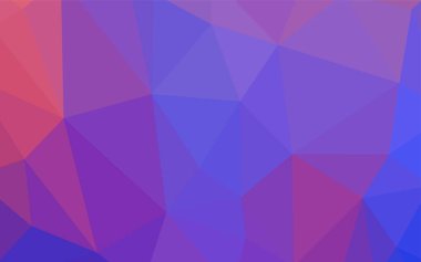 Açık mavi, kırmızı vektör degrade üçgenler şablonu. Gradyan ile zarif parlak poligonal illüstrasyon. Tasarımınız için üçgen desen.